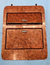 07-14 Silverado Sierra Lower Bezel Center Console Cup Drink Holder Wood Assembly