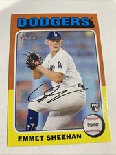 2024 Topps Heritage #187 Emmet Sheehan Los Angeles Dodgers
