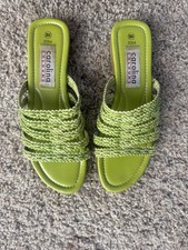 Carolina Colours Women's Vintage Green Sandals Size 8