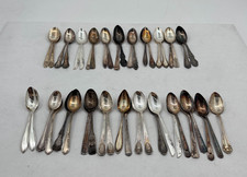 Lot of 45 Assorted Vintage Silverplate Demitasse Spoons - Lot#400