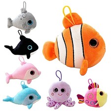 Pl&uuml;schtier Meeres Pl&uuml;sch Stoff Tier Fisch Kuscheltier Mitgebsel Kindergeburtstag