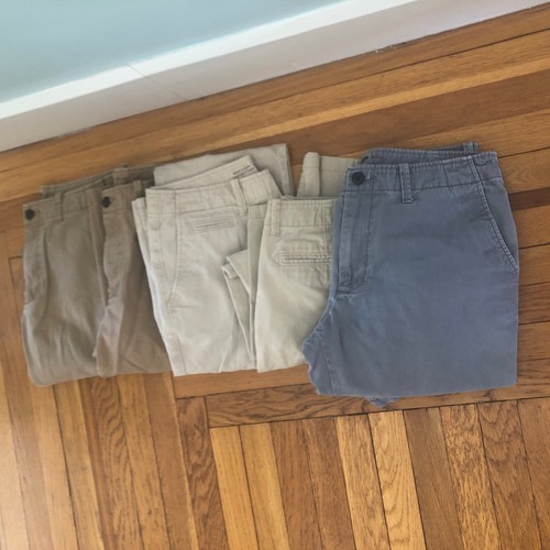 Old Navy Mens Pants Beige /brown Size 32x32 Chino Classic Loose 100% Cotton