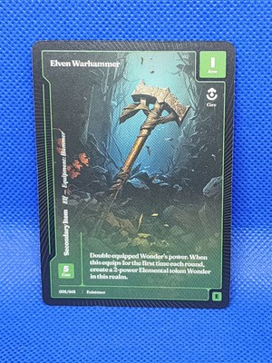 Wonders of the First Elven Warhammer Epic Rare Existence