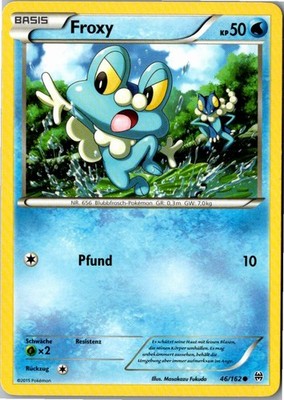Pokemon Froxy 46/162 TURBOstart Deutsch