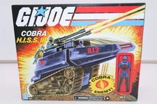 Sealed GI Joe Retro Collection Cobra H.I.S.S. III Tank W Driver NEW HISS Blue