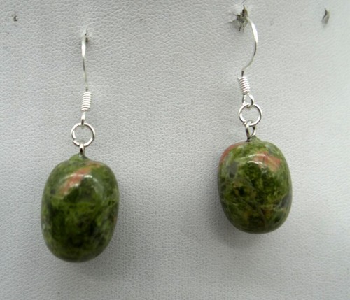 10 Pairs Natural Mixed Stone Egg Oval Reiki Chakra Healing Earrings Jewellery - Picture 4 of 12