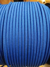 1/4 x 200ft. Stiff Braid Polyester Halter Rope. Marine Blue . Made in USA