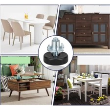 Multipurpose Adjustable Furniture Legs Pack of 16 Sturdy Metal Leveling Feet