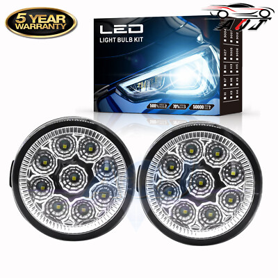 Pair Upgrades Bumper 9*LED Fog Light Driving Lamps For INFINITI EX35 2008-2012