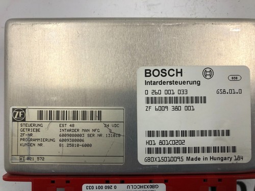 Steuergerät Getriebesteuerung MAN ZF6009380001 81258106000 0260001033