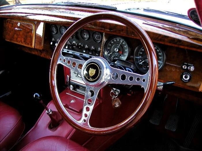 Adaptador de empuje de bocina de aleación para volante Jaguar E-Type XKE MK2, tipo S, XJ6 S1,420 Foto 3 de 3