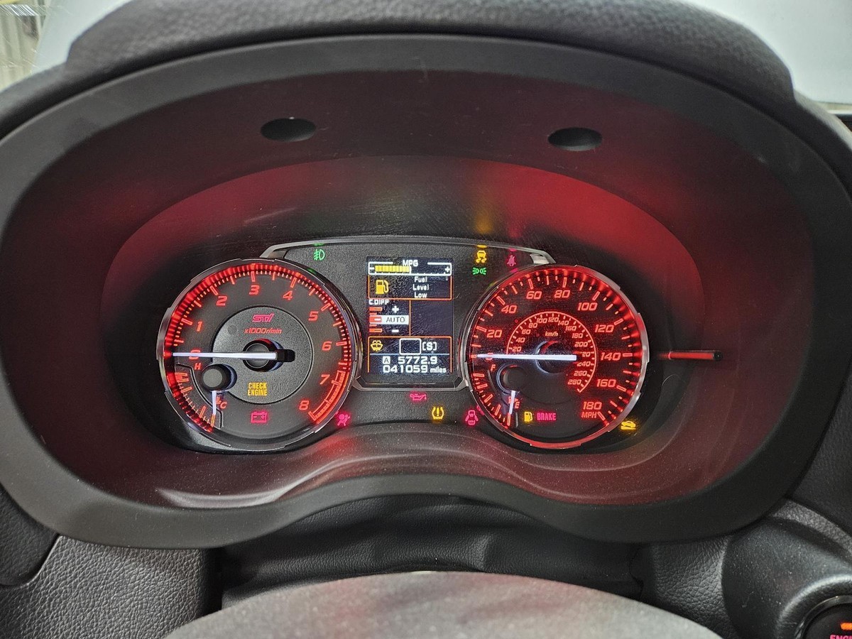 エム スプリヤディ専用ページ 2017-2018 Subaru WRX Speedometer Cluster, 2.5L, MPH, STI ID