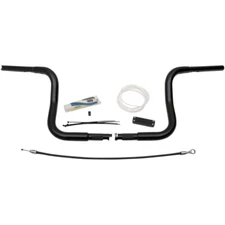 Fat Baggers Black 10" Rounded Top Handlebar Kit | 909410-B