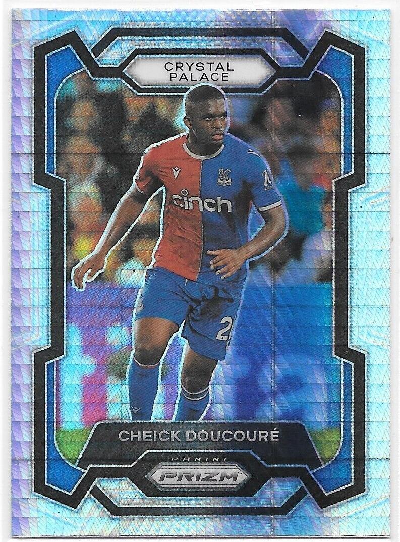 2023-24 Panini Prizm Premier League - Cheick Doucoure #178 Hyper Prizm ...
