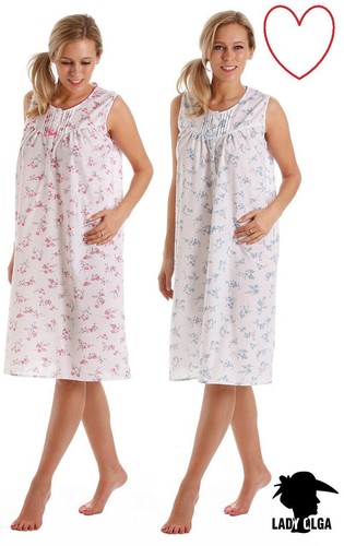 Ladies Sleeveless Nightie Night Dress 