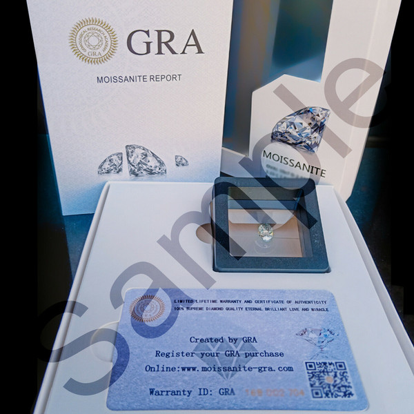 Alternate view of 1.46 Tcw Round Cut Moissanite Compass Setting Earring 14k White Gold Plated