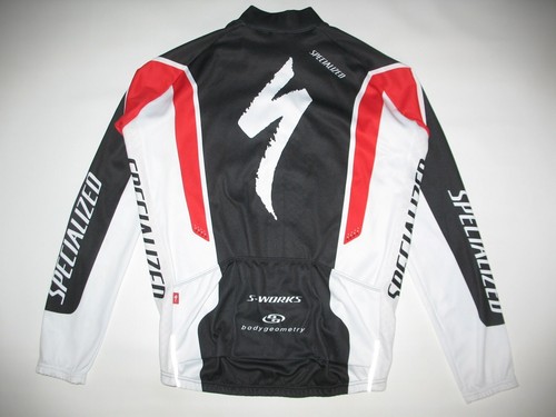 SPECIALIZED s-works Windtex Cycling Jacket Bike Men Black White Red Size XL - Picture 2 of 5