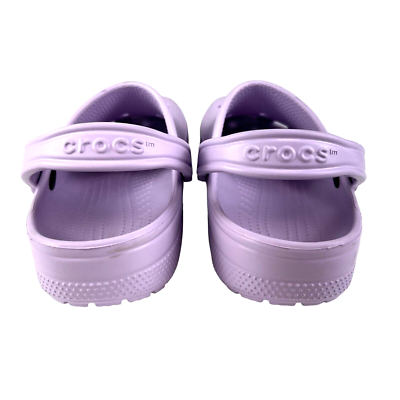 Crocs Unisex Classic Lavender Light Purple Comfort Clogs  display picture 3