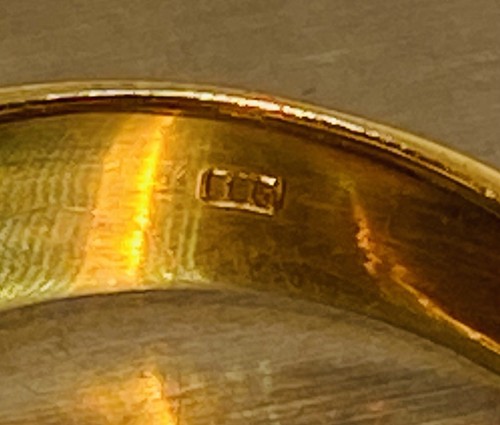 Massiver 585 Gold Ring 14k 14 Gramm Ringweite 55 - Bild 7 von 7