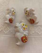Halloween Ghost Pumpkin Pierced Earrings Matching Pin Jewelry XJ-80