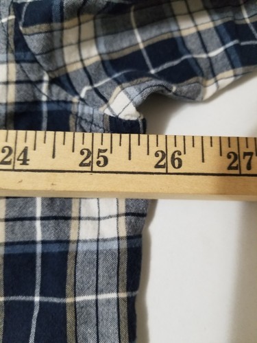 Carhartt Herren blau kariert kurzärmelig entspannte Passform Shirt Größe XL - Bild 8 von 11