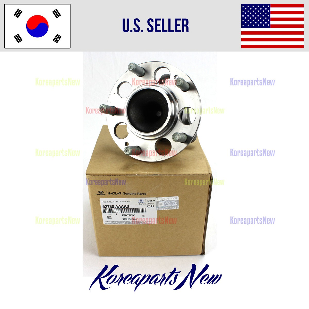 REAR Wheel Hub & Bearing ⭐GENUINE⭐ 52730AAAA0 fits Hyundai