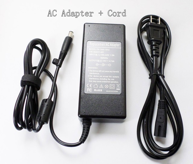 AC Adapter Power Supply Cord for HP Pavilion DV3 DV4 DV4t DV5 DV6 dv7 Laptop eBay