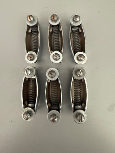 Vintage 60’s era Camco Tuxedo drum lugs for Tom/ Snare. Super Clean & Complete. - Picture 7 of 8
