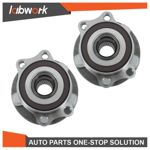 Labwork Pair Rear Wheel Bearings and Hubs 2014-2018 For Subaru Forester Impreza - Zdjęcie 6 z 15