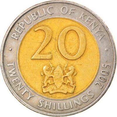 Kenya 20 Shillings | Mzee Jomo Kenyatta Coin KM36.1 2005 - 2009 | eBay