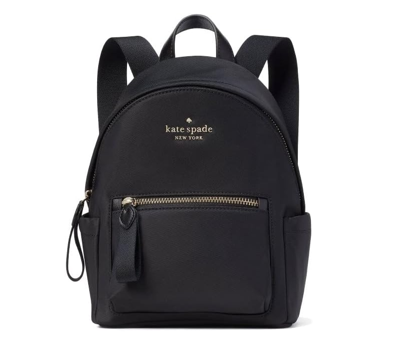 Kate Spade Chelsea Mini Backpack in Black Nylon for Style & Convenience