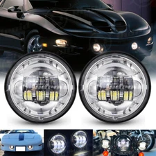 For Pontiac Firebird Trans Am 1993-2002 2x 4.5" LED Spot Passing Fog Lights Lamp