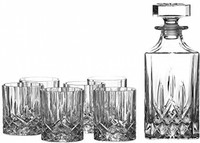 Bar Sets By Royal Doulton Decanter And 6 Tumbler Glasses, Set Of 7 Bar Sets By Royal Doulton Decanter And 6 Tumbler Glasses, Set Of 7