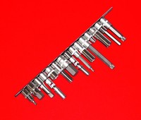 "2 St. Steckschiene 3/8\" Aufsteckschiene Steckleiste Stecknuss Halter FüR 30 Nuss"