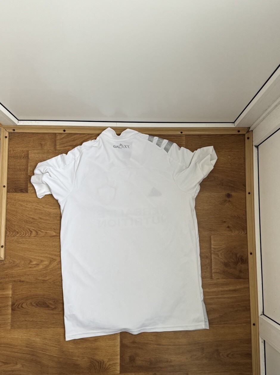 LOS ANGELS GALAXY 2019 2020 AWAY FOOTBALL SHIRT SOCCER JERSEY ADIDAS  sz L thumbnail 3