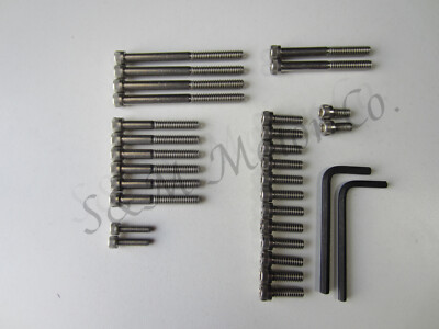 BSA BANTAM D1 D3 D5 D7 ENGINE TRANSMISSION ALLEN SCREW BOLT SS SET