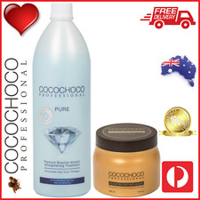    COCOCHOCO Pro PURE Brazil Keratin Hair Treatment 1000ml  REPAIR Mask 500ml