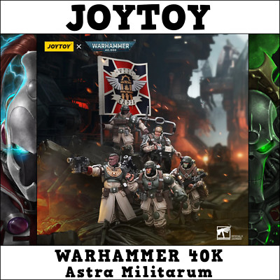 JOYTOY Warhammer 40k Astra Militarum Series Cadian Command Squad  IN STOCK 