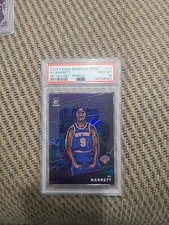 RJ BARRETT 2019-20 PANINI DONRUSS OPTIC PURPLE  MY HOUSE KNICKS ROOKIE PSA 10