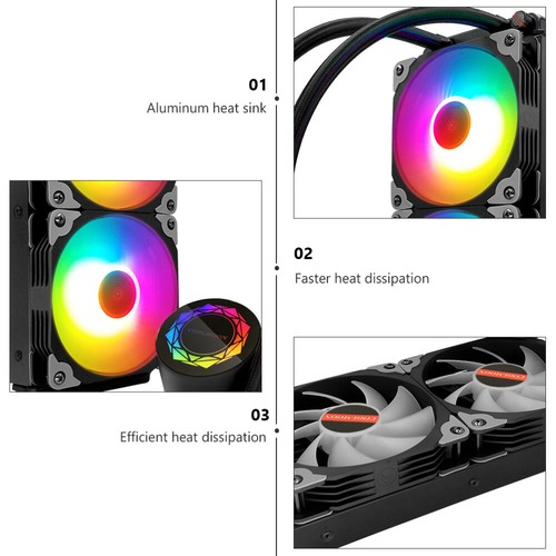 Cpu Fan Cooler Copper Cpu Cooler Computer Case Heatsink Silent Computer Fan - Afbeelding 11 van 12