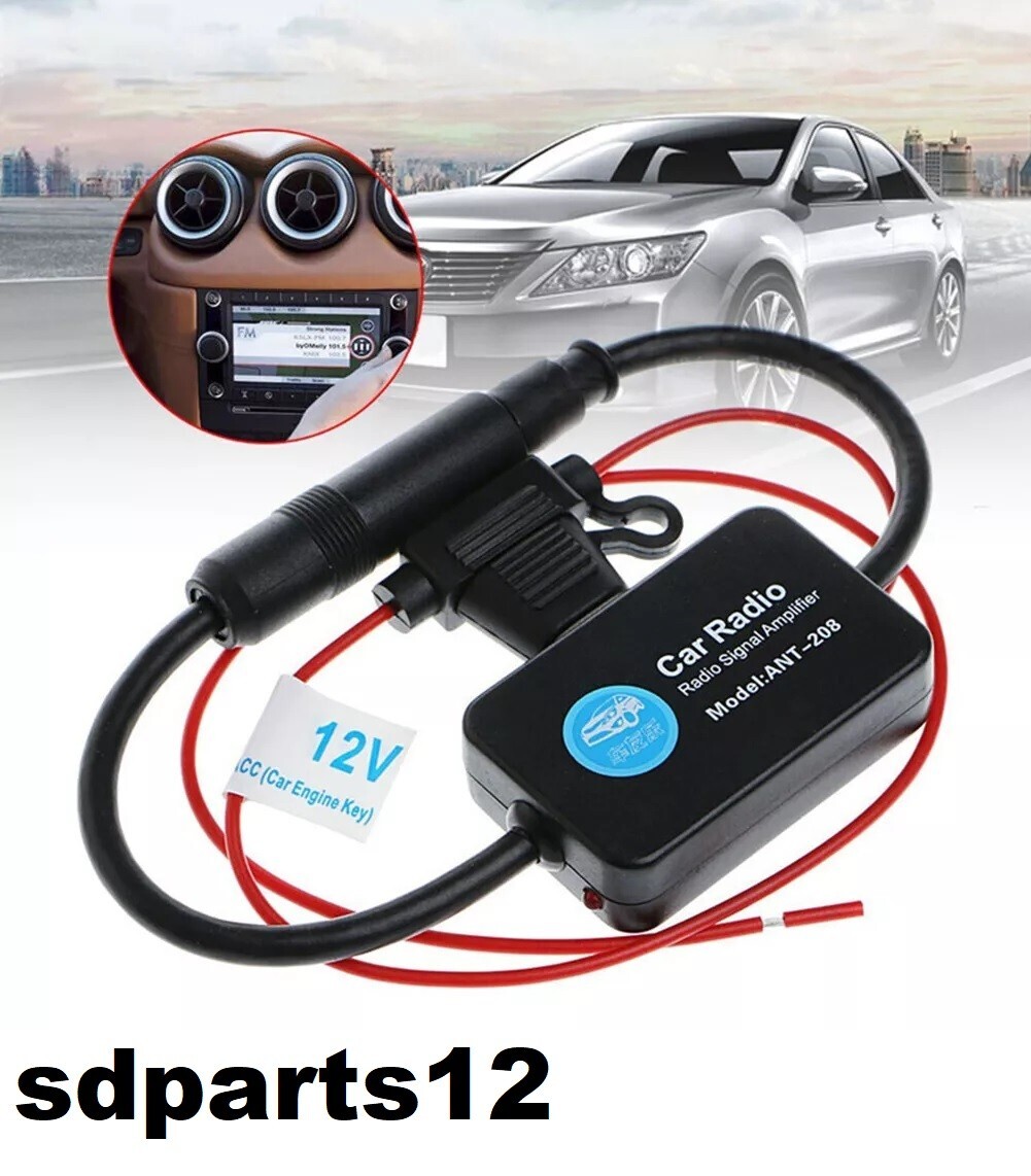 Amplificatore Di Segnale Autoradio Universale 12V Auto Radio Antenna Segnale