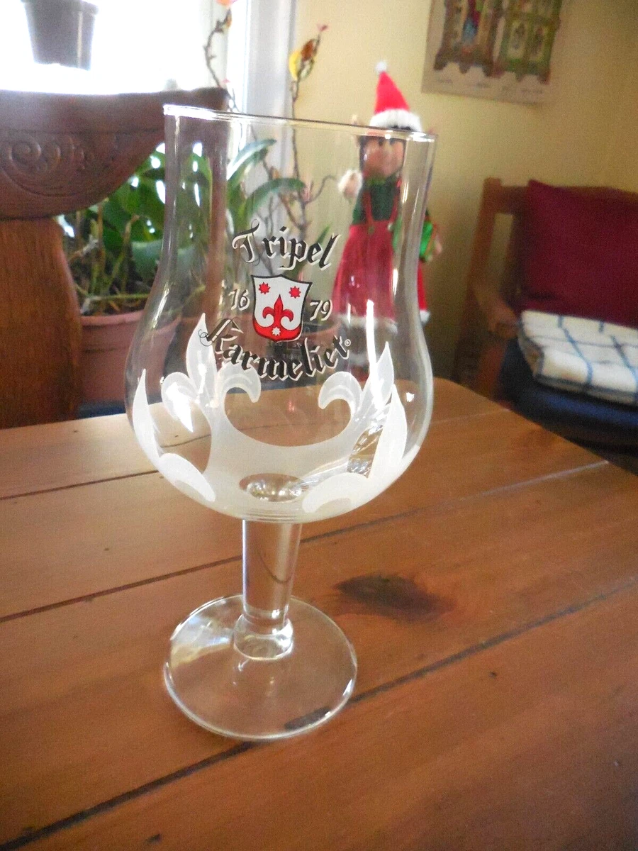 Tripel Karmeliet in custom glassware