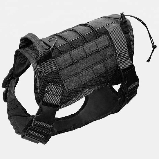 Tactical Dog Harness Adjustable Military Training Working Dog Vest with Handle