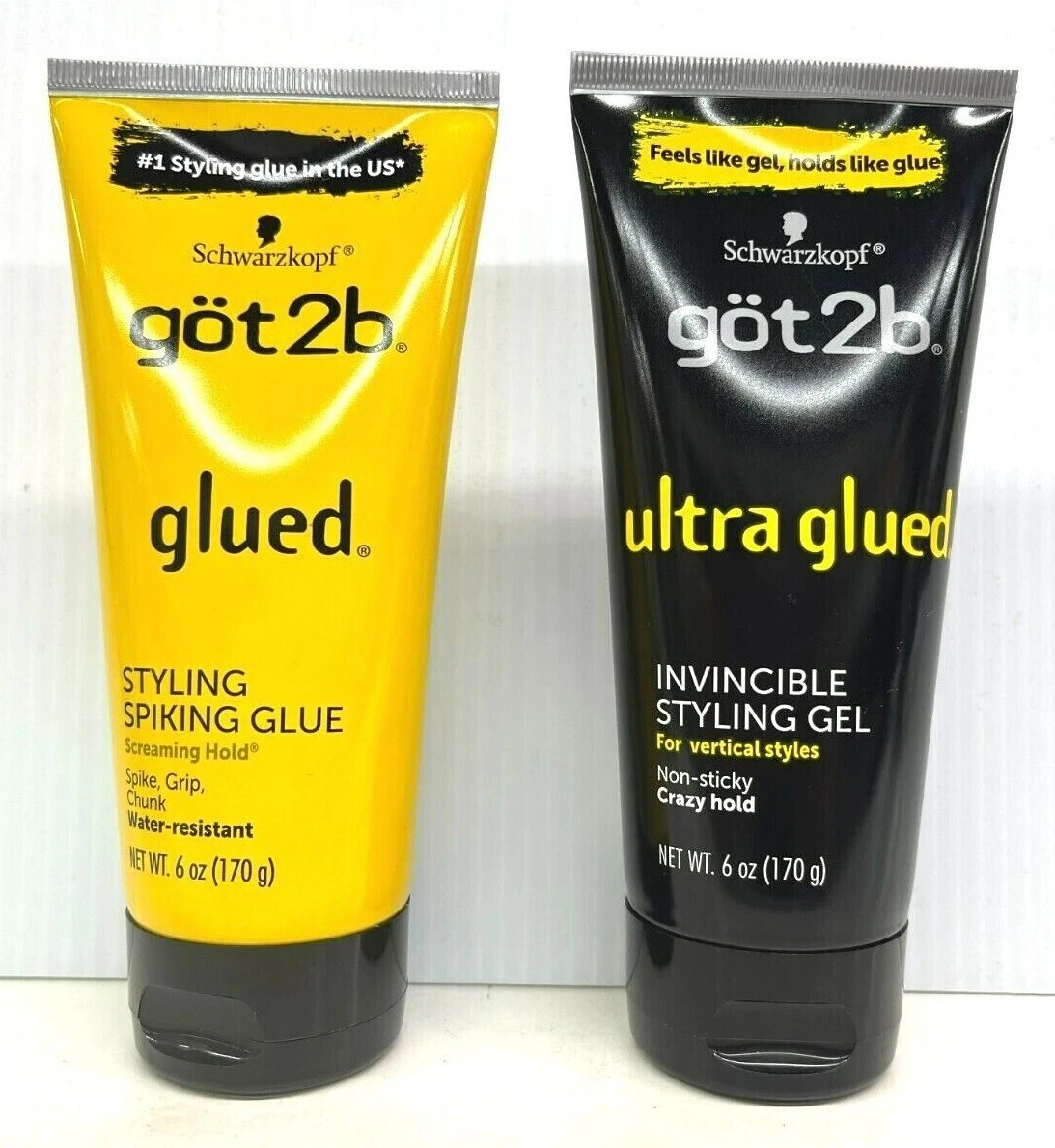 Got2b Ultra Glued Styling Gel, Invincible - 6 oz