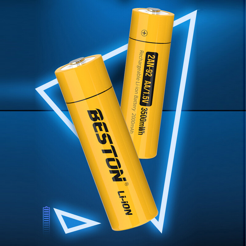 Lithium Rechargeable Batteries AA 1.5V USB Li-Ion 3500mWh  Charging LOT-image