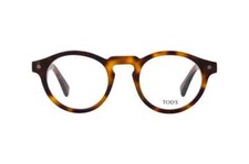 Tod's TO 5284 053 Havana Round Optical Plastic Eyeglasses Frame 49-22-145