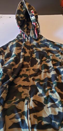 Authentic a bathing ape bape 1st Camo Slide Ssandals Green Authentic a bathing ape bape 1st Camo Slide Ssandals Green