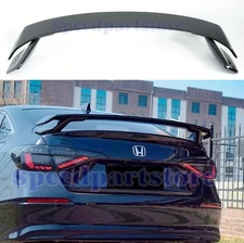 For 2022-2026 Honda Civic Sedan HPD Style Rear Trunk Spoiler Wing Glossy Black