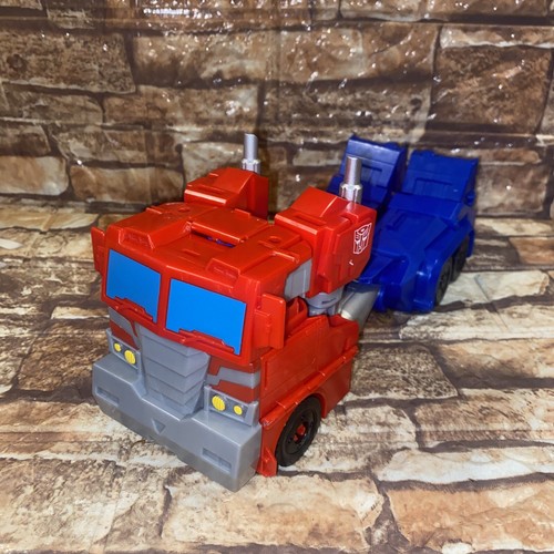 Transformers Cyberverse Spark Power Optimus Prime Figure 11” - Picture 9 of 12