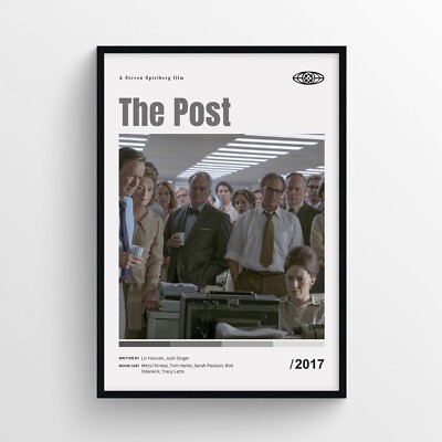 The Post Movie Poster Print, Wall Art - Unframed